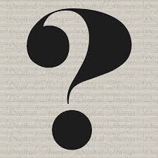 Typography Question Mark Script Wall Decor Art Printable Etsy This Or That Questions Question Mark Typography