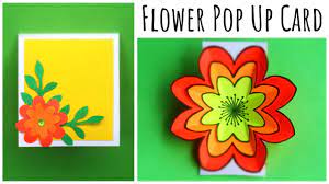 Your explanation of how to make this pop up flower card was great! Flower Pop Out Card Easy Pop Up Card Tutorial Handmade Greetings