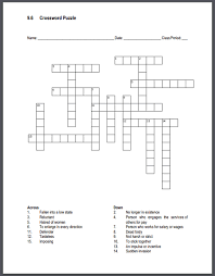 Aug 10, 2021 · crossword puzzles and other mind games generate hours of healthy fun, and are credited with keeping minds agile. Vocabulary List 9 6 Crossword Puzzle Free To Print Pdf File Crossword Puzzle Crossword Vocabulary