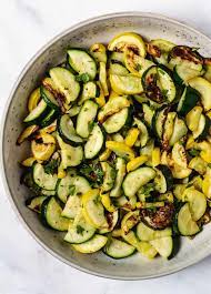 How to grill summer squash Air Fryer Squash Zucchini And Yellow Squash Recipe Keeping The Peas