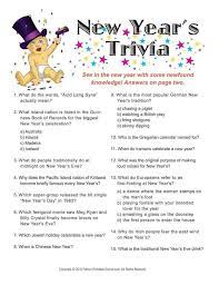 Ring in the year with fun holiday trivia. Printable New Years Party Games Activities Partyideapros Com