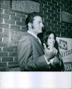 Amazon.com: Vintage photo of Patrick Wayne standing with her wife ...