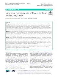 Text boxes can help brainstorm and organize a paper on any topic. Pdf Long Term Members Use Of Fitness Centers A Qualitative Study