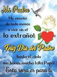 ¿qué tal que nos cuenten de tres a cinco cosas que les gustaría hacer con papá antes. Mi Papa Esta En El Cielo Mit Mi Papa Esta En El Cielo Facebook