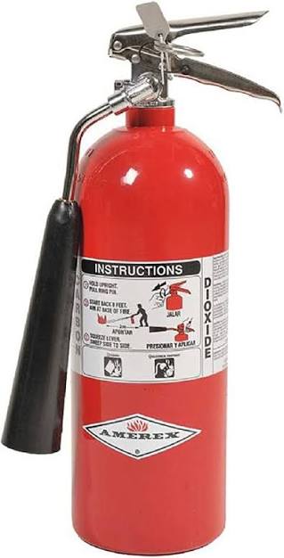 Amerex 322, 5lb Carbon Dioxide Class B C Fire Extinguisher : Amazon.ca: Tools & Home Improvement