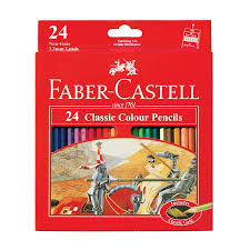 Sharpen with any standard sharpener. 24 Classic Colour Pencils