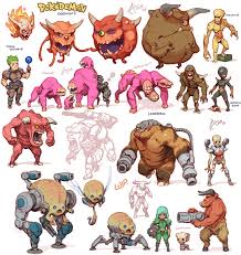 Chibi Doom Character And Monsters Concept Art Characters Game Character Design Character Design