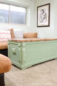 Clear contemporary with tempered glass top & chrome silver legs coffee table. Upcycled Chest To Coffee Table Houseful Of Handmade
