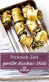 Gerollte Zucchini Sticks Rezept Low Carb Vegan Rezepte Essen