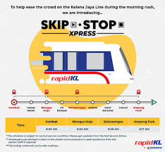 To serve this purpose, there is a major bus stop located opposite the expressway on the northbound carriageway, linked to the station by a pedestrian bridge. Rapid Kl Starts Skip Stop Xpress Service On Lrt Kelana Jaya Line To Ease Morning Rush Hour Crowd Paultan Org