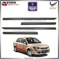 Barang belum cat ada ready stok. Matte Black Proton Saga Blm Fl Flx Original Side Door Moulding Garnish Body Lining Panel Car Accessories Part