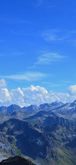 With that in mind, contrasting colors against the black backgrounds will really pop with iphone 11 pro's 2,000,000:1 contrast ratio and hdr abilities. Pyrenees Mountains Clouds Blue Sky France 1242x2688 Iphone 11 Pro Xs Max Wallpaper Background Picture Image