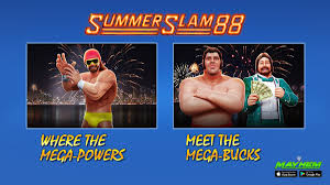 The latest build 3.0 was released on january 1st 2020 with additional content being postponed due to the 2020 global. Wwe Mayhem On Twitter The Mega Powers Wwe Champion Randy Savage Hulk Hogan And The Mega Bucks Andre The Giant The Million Dollar Man Come Face To Face In This Summerslam 88