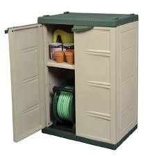 Mini Compact Plastic Garden Shed Store Storage Cabinet Amazon Co Uk Garden Outdoors Garden Storage Cabinet Outdoor Storage Small Outdoor Storage