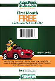Quick quack car wash was voted best car wash in 2009 and won second place in 2008 on cityvoter. Quick Quack Car Wash