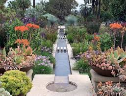 New Rill At The Huntington Gardens Directs Visitors From The Reception Areas To The Gardens Themselves The Landscaping Reception Areas Landscape Reception