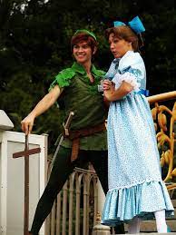 Peter Pan And Wendy At Disney World Wendy Costume Peter Pan Costume Peter Pan