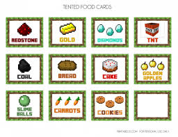 Birthday Boy Free Birthday Nutrition Facts Label Template Download These Awesome Free Minecraft Party Printables Minecraft Birthday Party Minecraft Birthday Birthday Party Crafts