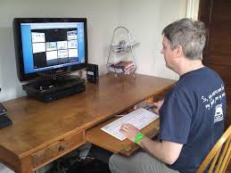 So i am getting ready to build my first cab and i have been thinking alot about the keyboard drawer. Center Drawer Is Actually A Pull Out Shelf With A Flip Down Front On Which Rests The Computer Keyboard Generous Holes Fo Wood Computer Desk Computer Desk Desk
