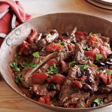 Braised Lamb Shoulder Chops With Tomatoes And Rosemary Williams Sonoma Braised Lamb Shoulder Braised Lamb Lamb Shoulder Chops
