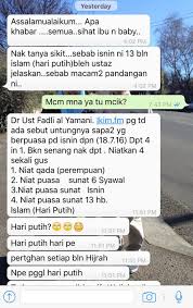 Sahaja aku puasa sunat hari putih kerana allah taala. Facebook