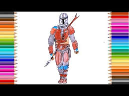 How To Draw The Mandalorian Easy Step By Step Drawings Sketches Easy Drawing Techniques