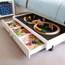 Under Bed Play Table With Drawers Very Clever Idea Boy Room Big Boy Room Boy S Room