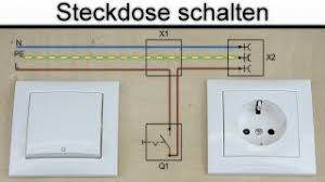 Steckdosen gibt es in jedem deutschen haushalt. Steckdose Schalten Steckdose An Schalter Anschliessen Ohne Steckdosenleiste Mehrfachsteckdose Youtube