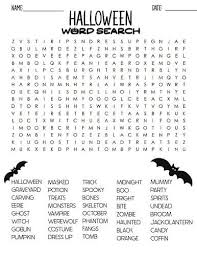 Crossword puzzles can be fun, challenging and educational. Halloween Word Search Printable Cenzerely Yours