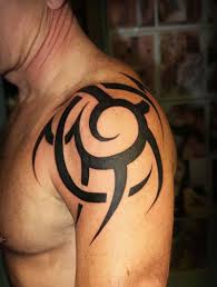 Tribal Tattoos For Men Half Sleeve Simple Tribal Shoulder Tattoos Mens Shoulder Tattoo Small Shoulder Tattoos