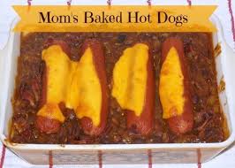 And the best part is you can make the buns as big or as small as the dough in this homemade hot dog bun recipe does require an overnight rise. Mom S Baked Hot Dogs With Beans