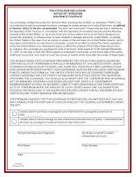 Congress responded to the disruption in the insurance market with the terrorism risk insurance act of 2002 (tria; Https Www Northwoodsins Com Files J Tria 20lma9184 20 20fillable Pdf