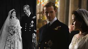 Gra na pianinie w pałacu buckingham w londynie, w lipcu 1946 r. Archiwalne Zdjecia Krolowej Elzbiety Ii I Ksiecia Filipa Oraz Kadry Z Serialu The Crown