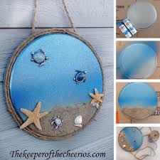 Nautical Pizza Pan Door Hang Nautical Decor Diy Nautical Crafts Pan Pizza