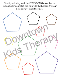Find & download free graphic resources for pentagon shape. Pentagon Shape Packet Downtown Kids Therapy Nyc Ot Pt Slp