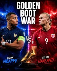 GOLDEN BOOT WAR THE NEW KINGS. Kylian Mbappe and Erling Haaland aren't just playing; they're rewriting history in real-time. Both superstars bagged braces tonight, lighting up the World Cup stage with clinical