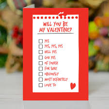 If you'd rather head straight to the images, i've added these valentine's day pictures to the gallery already. Will You Be My Valentine Card By Loveday Designs Notonthehighstreet Com