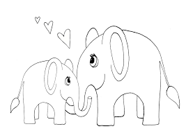 There are tons of great resources for free printable color pages online. Coloring Pictures Of Mother And Baby Elephants Peepsburgh