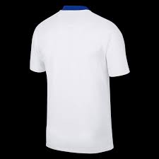 Polyester type of brand logo: Nike Paris St Germain Herren Auswarts Trikot 2020 21 Weiss Blau Fussball Shop