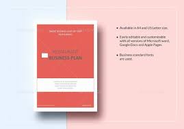 Business Plan Template Google Docs Elegant Restaurant Business Plan 16 Pdf Word G In 2020 Business Proposal Template Business Plan Template Word Business Plan Template