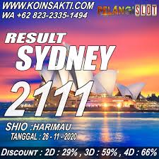 Hasil Result Sydney 26 November 2020 Tanggal