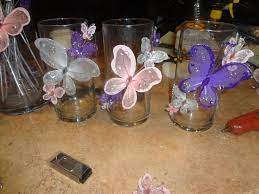 Butterfly Base Can Be Used For Candles Candy Or Flowers Butterfly Baby Shower Centerpieces Butterfly Baby Shower Butterfly Baby Shower Theme