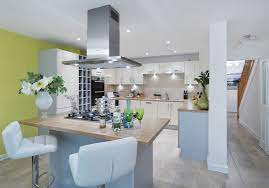 However, if you have one definite it's a small kitchen island on wheels with a garbage area. A Tastefully Designed New Build Home In Wiltshire Uk Modern Kitchen Modern Kitchen Island Small Modern Kitchens