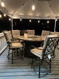 Check spelling or type a new query. Wilson Fisher Grandview Round High Dining Fire Pit Table 54 Big Lots
