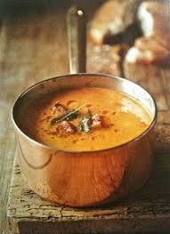 Thanksgiving Soup Recipe Pumpkin Soup With Sage And Bacon Pumpkin Soup Recipes Cooking Recipes
