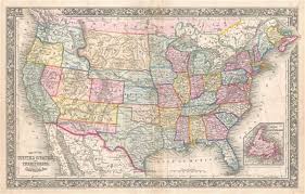 Find out more about the individual states of the united states of america. Map Of The United States And Territories Together With Canada Etc Geographicus Rare Antique Maps