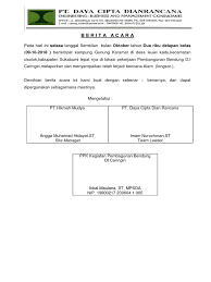 Berita Acara Bencana Alam Pdf