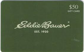 Eddie bauer credit card accounts are issued by comenity bank. Gift Card Est 1920 Eddie Bauer United States Of America Eddie Bauer Col Us Eb 001 050