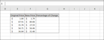 How To Find The Percentage Of Difference Between Values In Excel