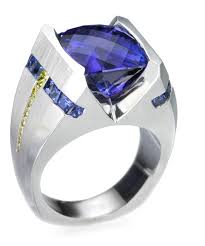 Regal Tanzanite Gents Ring Gents Ring Award Winning Jewelry Jewelry